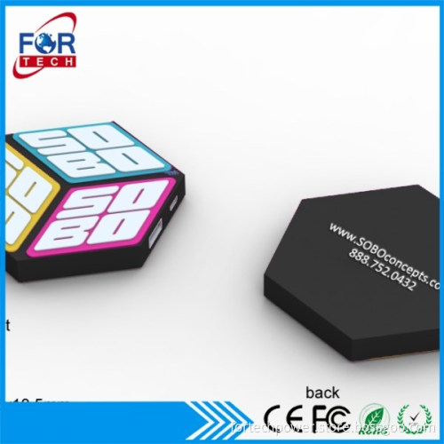Custom Rubik PVC Power Bank 5000mAh for Mobile Phone, Logo Printing Shenzhen PVC Power Bank 5000mAh